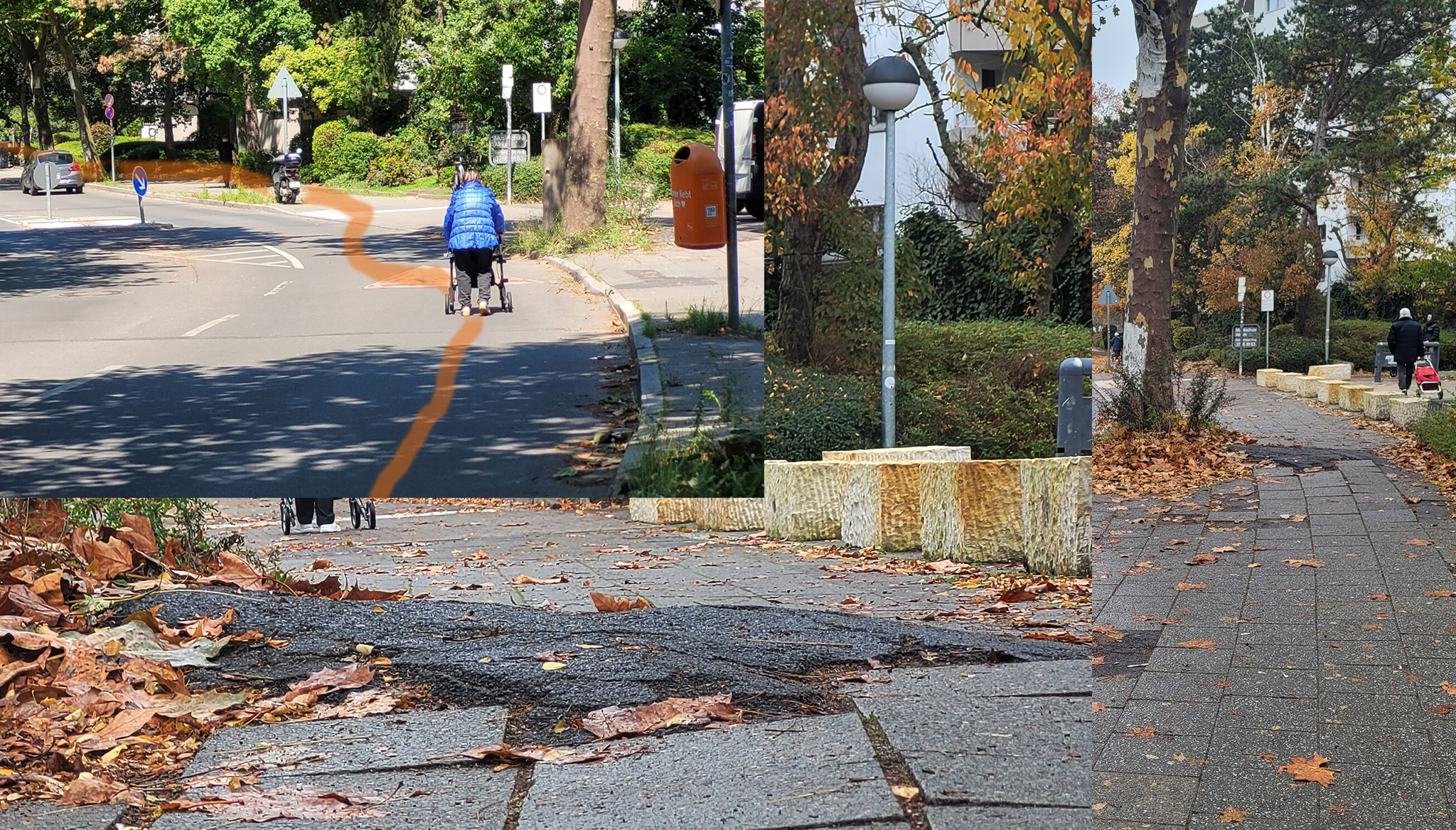 gehweg ordnungsamt melden straße