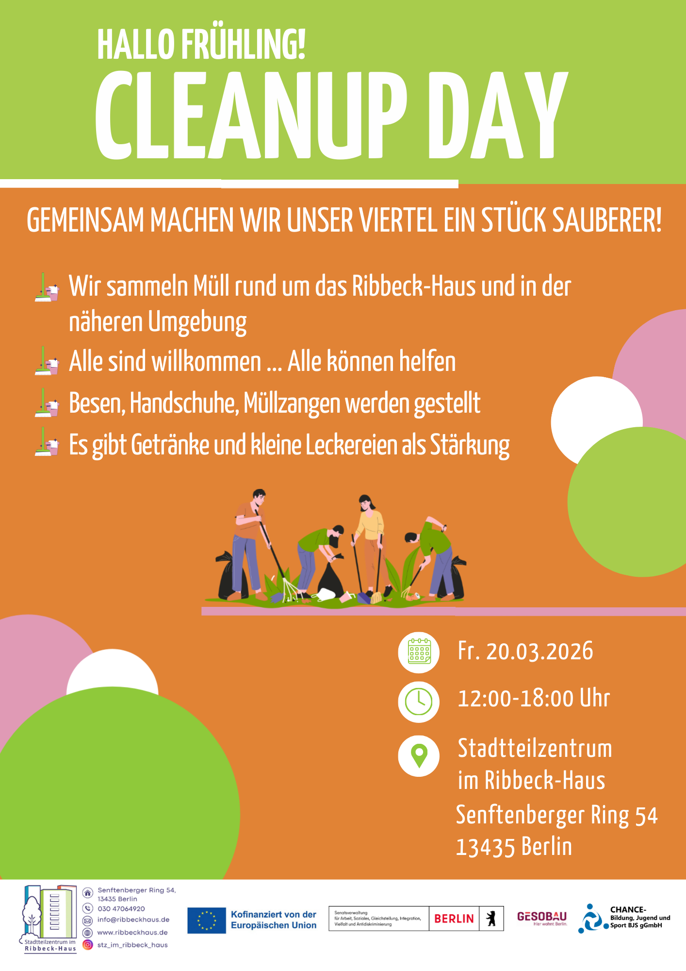 CleanUpDay clean ribbeck-haus