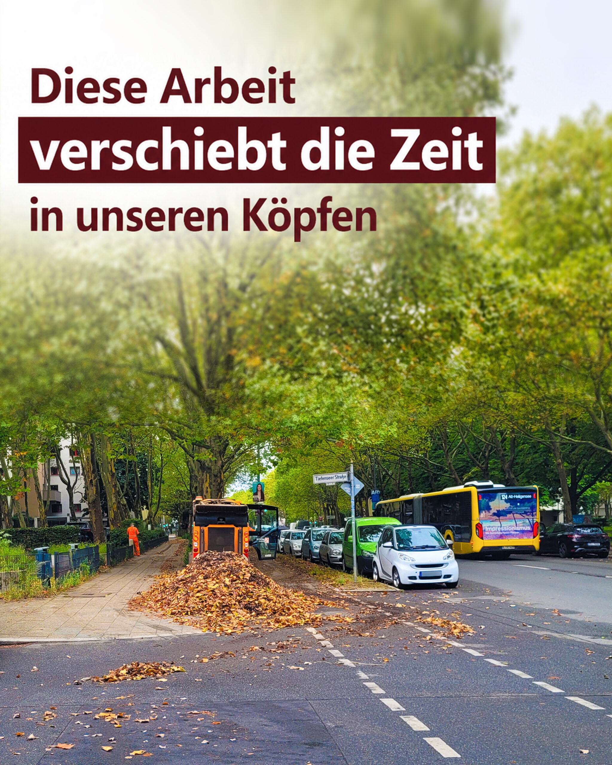 herbst herbst straßenreinigung