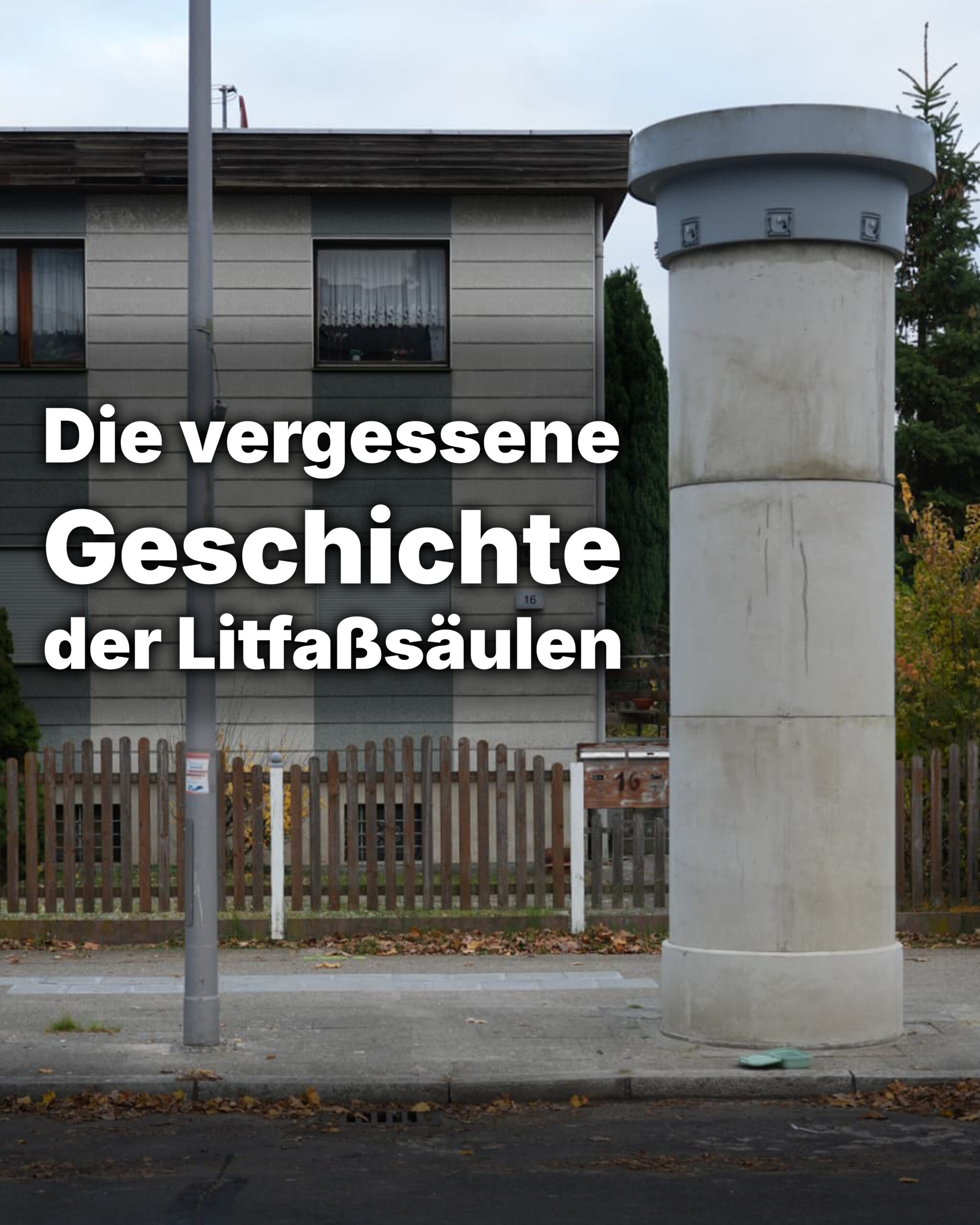 litfass gesch Litfaßsäulen